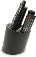 📺 j-me tilt media storage caddy/remote caddy/remote holder/remote organizer (black/gray): organize tv remotes and media controls effortlessly logo