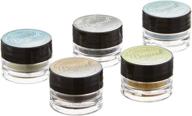 🎨 lindy's stamp gang magical jar set, 0.25-ounce, industrial chic - pack of 5: premium pigment powders for stunning crafts logo