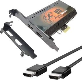 img 3 attached to ⚡ YOTOCAP YT-501 Захват видео-карта PCI-E с входом/выходом HDMI 4K 60 кадров в секунду, запись в Full HD, UVC Plug and Play - идеально подходит для OBS Studio и онлайн-трансляций.