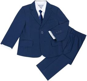 img 4 attached to 👔 Modern Dress Extra Boys' Clothing for Suits & Sport Coats - Spring Notion