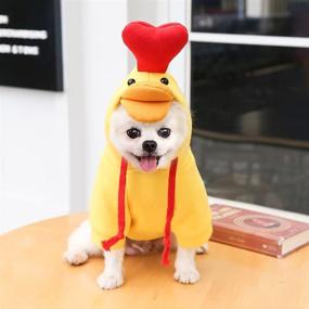 img 2 attached to 🐸 Frog-Shaped Dog Hoodie: Warm Coat for Small & Large Dogs - Cute Pet Outerwear for Cold Weather