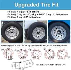 img 1 attached to Qualward Carrier Bracket Trailer Patterns