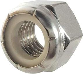 img 1 attached to SNUG Fasteners SNG586: High-Quality 1/4-20 Stainless Steel Nylon Insert Hex Lock Nuts - Pack of 50