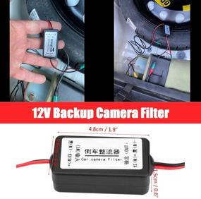 img 3 attached to ⚡️ Qiilu Rear View Camera Voltage Rectifier 12V DC Rearview Camera Power Relay Capacitor Backup Camera Filter Rectifier for Cars