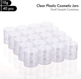 img 3 attached to 💄 Sample Set of 40 Plastic Cosmetic Containers - 10g Size