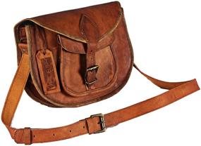 img 4 attached to Hell Womens Leather Satchel Handbag