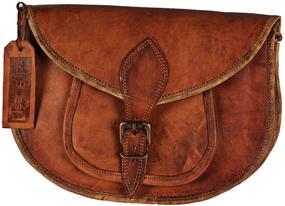 img 3 attached to Hell Womens Leather Satchel Handbag
