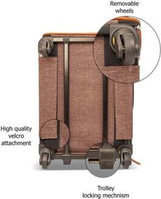 img 1 attached to 🐶 Expandable Cat and Small Dog Carrier by Pet Peppy - Double Space for Pets - Ideal Travel Bag for Cats & Dogs - Airline Approved Pet Carrier with Wheel Base