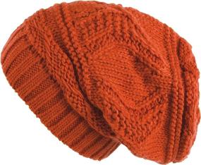 img 3 attached to Lilax Slouchy Oversized Winter Beanie Outdoor Recreation and Climbing