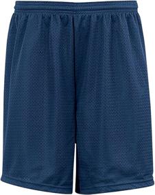 img 4 attached to Youth Mesh Tricot 6 Shorts Boys' Clothing ~ Shorts