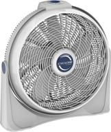 🌀 lasko 3520 cyclone air circulator floor fan - powerful 3-speed cooling, 20 inch, white logo