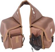 👜 shop the premium cashel quality deluxe horse saddlebag with padded brown pockets логотип