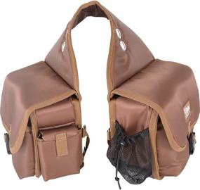 img 2 attached to 👜 Shop the Premium Cashel Quality Deluxe Horse Saddlebag with Padded Brown Pockets