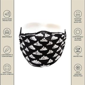 img 2 attached to 🎭 Fydelity-Face Mask: Breathable, Adjustable, Comfortable & Reusable Fabric – The Ultimate Protection Solution