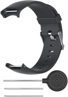 fitturn band: stylish silicone replacement strap for garmin approach s3 gps watch with metal button - perfect fit for women and men logo