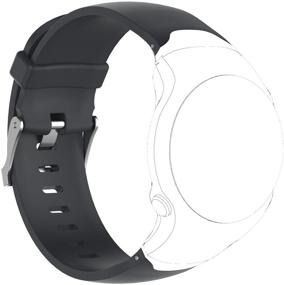 img 2 attached to FitTurn Band: Stylish Silicone Replacement Strap for Garmin Approach s3 GPS Watch with Metal Button - Perfect Fit for Women and Men
