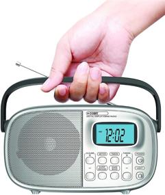 img 3 attached to COBY CR-202 Portable AM/FM Stereo Radio with Alarm Clock - World Band Multi-Band Capabilities