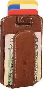 img 4 attached to Minimalist Credit Card Sleeve Wallet Men's Accessories