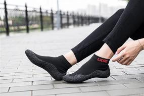 img 3 attached to 👣 Lxso Womens Barefoot Shoes Sport Socks: Lightweight Sock Shoes for Outdoor Running & Walking