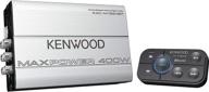 🔊 kenwood 1177524 compact automotive/marine amplifier class d kac-m1824bt: powerful 180w rms, 4 channel performance! logo