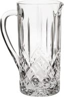 🌟 stylish and versatile - marquis by waterford markham pitcher/jug, 48 oz. capacity, clear logo