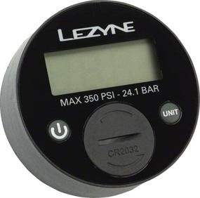 img 1 attached to 🚴 Lezyne 350 PSI Digital Gauge Bike Pump Accessory: A High-Performance Essential for Cyclists - Black, 2.5 Inch