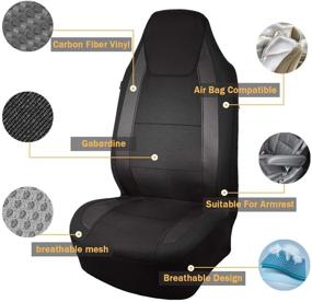 img 3 attached to Flying Banner Covers Quality Leather Interior Accessories and Seat Covers & Accessories