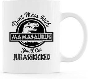 img 3 attached to Mom Mamasaurus Jurasskicked Two Toned Gifts: Uniquely Thoughtful and Stylish