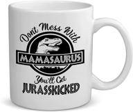 mom mamasaurus jurasskicked two toned gifts: uniquely thoughtful and stylish logo