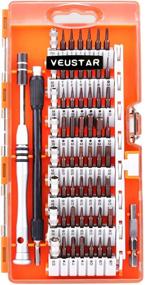 img 4 attached to VEUSTAR Screwdriver Set S2 Steel 60 in 1 with 56 Bits - Professional Repair Tool Kit for Electronics Devices