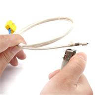 🌡️ high-temperature t-pro k-type thermocouple wire: 0-1000℃ fiberglass, 1m length логотип