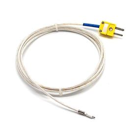 img 2 attached to 🌡️ High-Temperature T-PRO K-Type Thermocouple Wire: 0-1000℃ Fiberglass, 1M Length