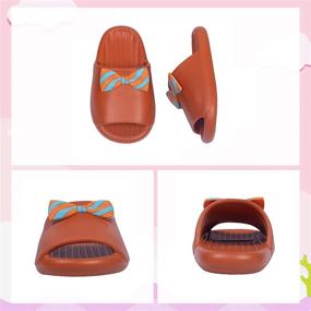 img 3 attached to 👣 Comfortable and Secure Toddler Sandals: Non Slip Slippers for Lightweight Boys' Shoes