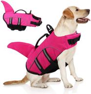 🐶 optimized search: extra large dog life jacket with reflective strap - swim vests for large dogs, bulldog lab puppy float coat, flotation device preserver belt, lifesaving flotation suit логотип