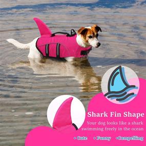 img 2 attached to 🐶 Optimized Search: Extra Large Dog Life Jacket with Reflective Strap - Swim Vests for Large Dogs, Bulldog Lab Puppy Float Coat, Flotation Device Preserver Belt, Lifesaving Flotation Suit