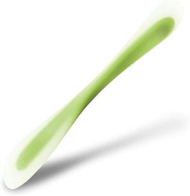img 3 attached to 🥄 Green Dual-Sided Flexible Silicone Spatula by Orblue