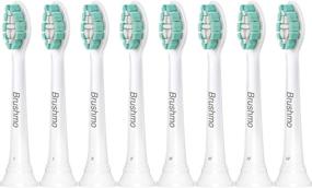 img 4 attached to 🪥 8 Pack Brushmo Replacement Toothbrush Heads Compatible with Sonicare Electric Toothbrush