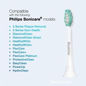 img 3 attached to 🪥 8 Pack Brushmo Replacement Toothbrush Heads Compatible with Sonicare Electric Toothbrush