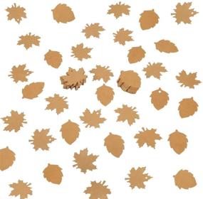 img 2 attached to 🍁 100 Pieces Maple and Leaf Kraft Gift Paper Tags for Thanksgiving, Christmas, Holiday, Wedding, Parties, Arts and Crafts with 65.6 Feet Rope - Shappy