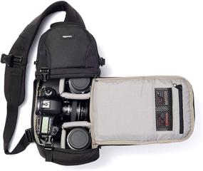 img 1 attached to 📷 Black Camera Sling Bag by Amazon Basics - 8 x 6 x 15 Inches
