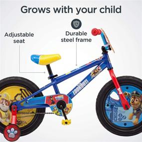 img 1 attached to 🚲 Nickelodeon Paw Patrol Kids Bike - 12-16 Inch Wheels - Toddler to Kids (Ages 3+) - Training Wheels Available - Sturdy Steel Frame - Multiple Color Options