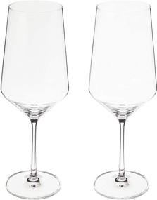 img 3 attached to 🍷 Zwiesel Glas Tritan Pure Bordeaux Red Wine Glass Set - Stemware Collection, Pack of 2