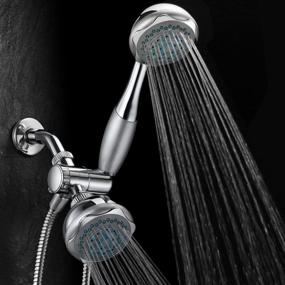 img 3 attached to 🚿 Hydroluxe Chrome 3-Way Shower Combo with 24 Settings