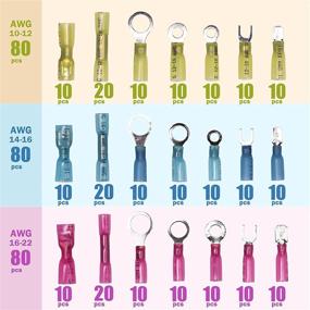 img 3 attached to 🔌 Insulated AWG16 14 Ring Terminals by Pastall Connectors: A Trustworthy Connection Solution