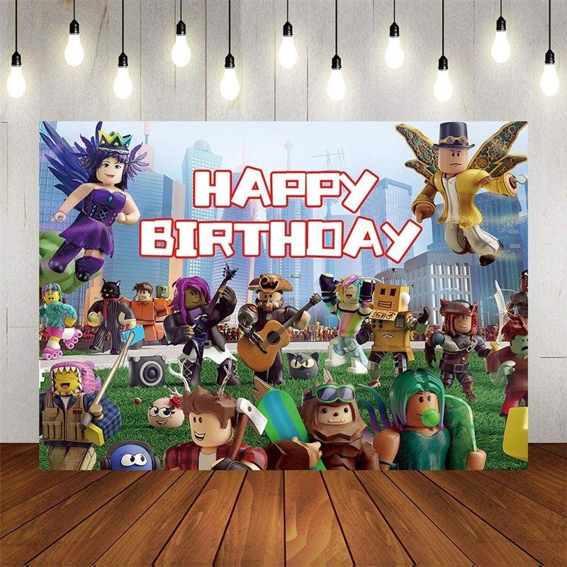 gemten birthday supplies decorations backdrop camera & photo logo