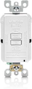 img 2 attached to Leviton AFRBF W SmartlockPro Interrupter Receptacle
