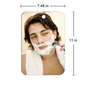 img 3 attached to Fogless Shaving Adhesive Lightweight Frameless Bath