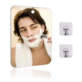 img 4 attached to Fogless Shaving Adhesive Lightweight Frameless Bath