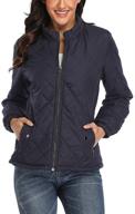 peiqi quilted outwear pockets x large women's clothing for coats, jackets & vests logo