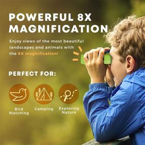 img 1 attached to 🔍 Adventure-Ready Promora Kids Binoculars: Boosted Magnification for Little Explorers